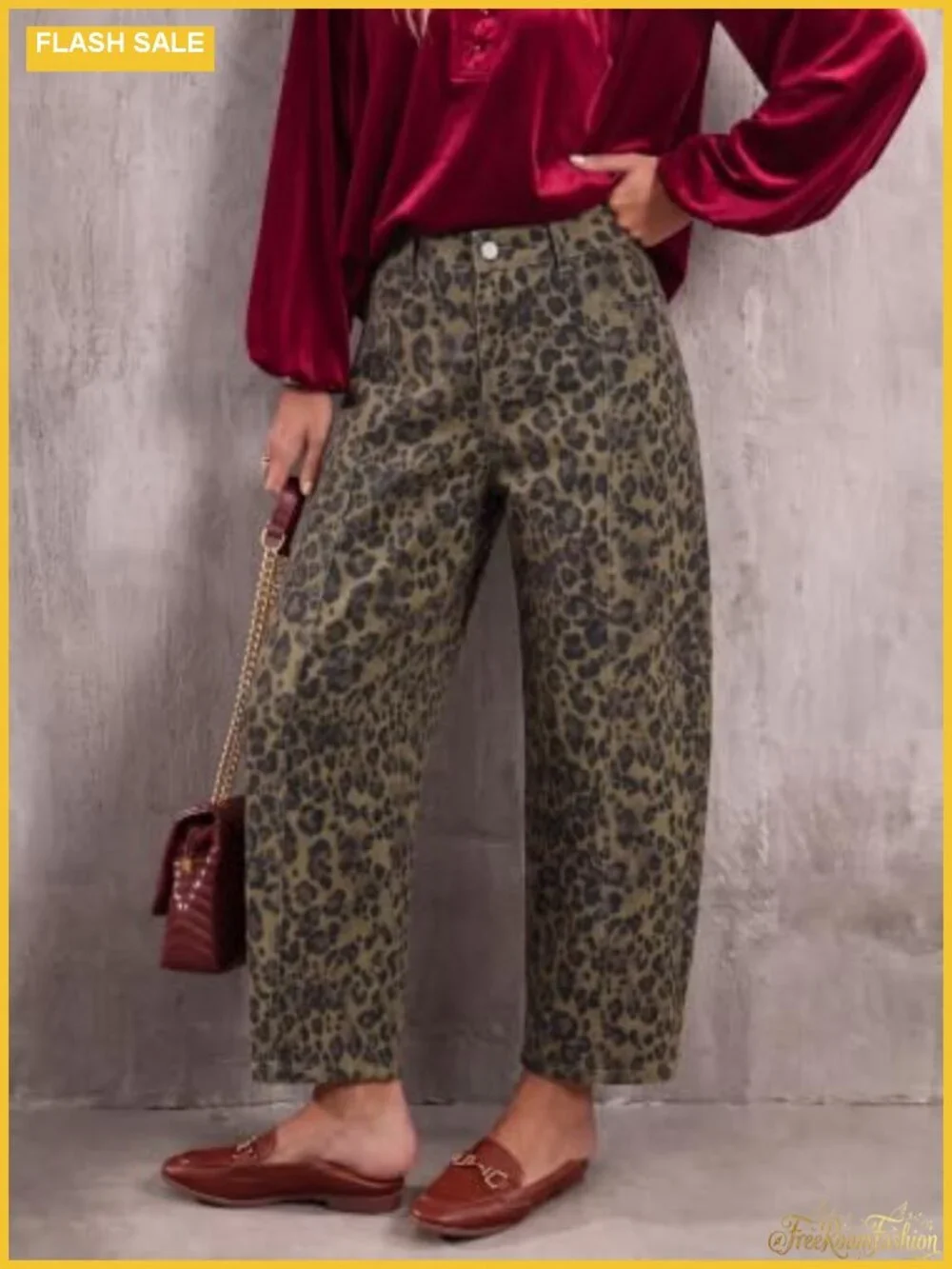 Women's High Waisted Wide Leg Barrel Jeans Vintage